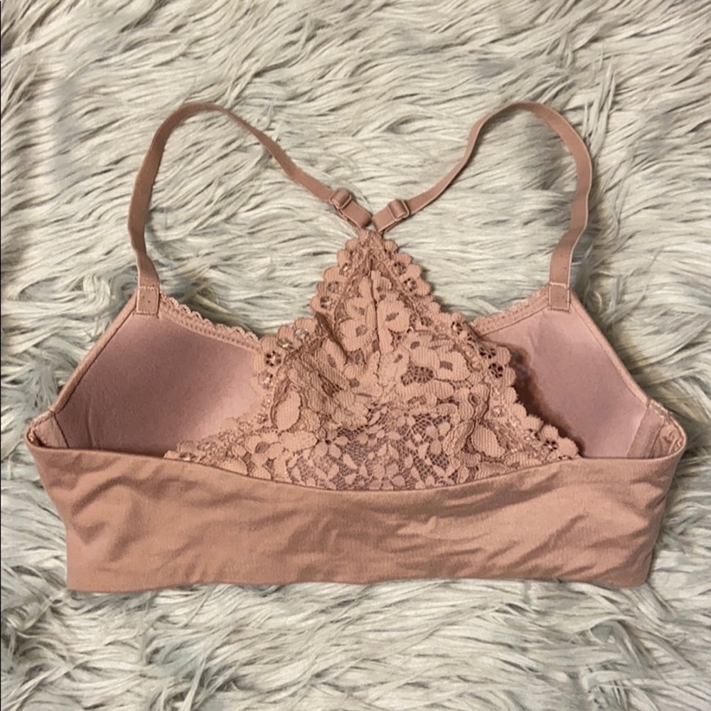 Body byVictoria Lace Racerback Bra Front Clasp 32D